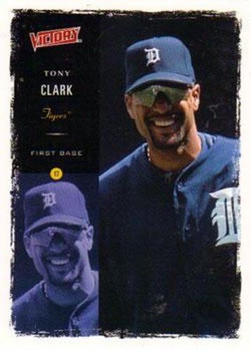 #286 Tony Clark - Detroit Tigers - 2000 Upper Deck Victory Baseball