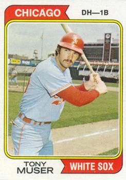 #286 Tony Muser - Chicago White Sox - 1974 Topps Baseball