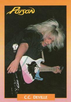 #286 C.C. Deville - 1991 Brockum Rock Cards