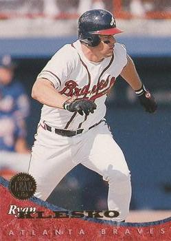 #286 Ryan Klesko - Atlanta Braves - 1994 Leaf Baseball