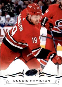 #286 Dougie Hamilton - Carolina Hurricanes - 2018-19 Upper Deck Hockey