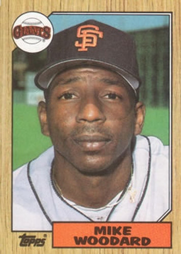 #286 Mike Woodard - San Francisco Giants - 1987 Topps Baseball