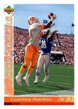 #286 Courtney Hawkins - Tampa Bay Buccaneers - 1993 Upper Deck Football