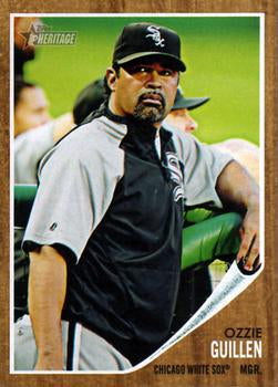 #286 Ozzie Guillen - Chicago White Sox - 2011 Topps Heritage Baseball