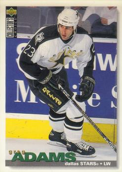#286 Greg Adams - Dallas Stars - 1995-96 Collector's Choice Hockey