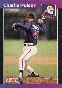 #286 Charlie Puleo - Atlanta Braves - 1989 Donruss Baseball