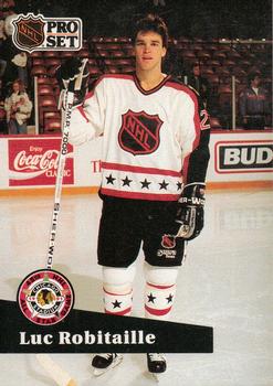 #286 Luc Robitaille - 1991-92 Pro Set Hockey