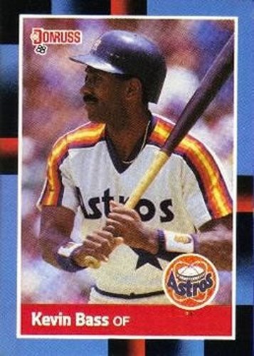 #286 Kevin Bass - Houston Astros - 1988 Donruss Baseball