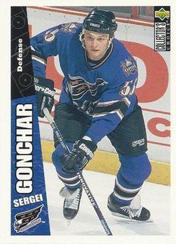 #286 Sergei Gonchar - Washington Capitals - 1996-97 Collector's Choice Hockey