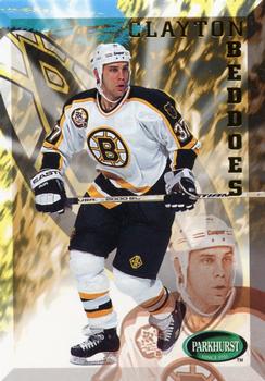 #286 Clayton Beddoes - Boston Bruins - 1995-96 Parkhurst International Hockey