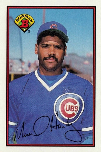#286 Mike Harkey - Chicago Cubs - 1989 Bowman Baseball