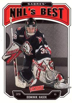 #286 Dominik Hasek - Buffalo Sabres - 2000-01 Upper Deck Victory Hockey