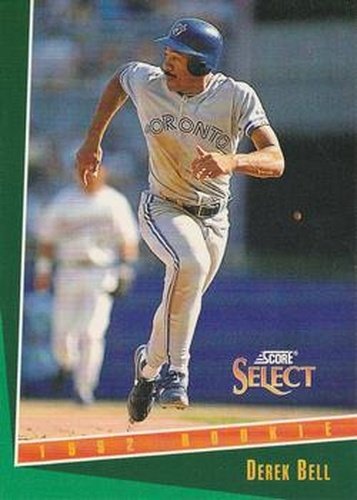 #286 Derek Bell - Toronto Blue Jays - 1993 Select Baseball