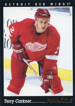 #286 Terry Carkner - Detroit Red Wings - 1993-94 Pinnacle Hockey