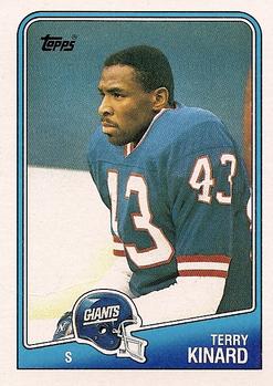 #286 Terry Kinard - New York Giants - 1988 Topps Football