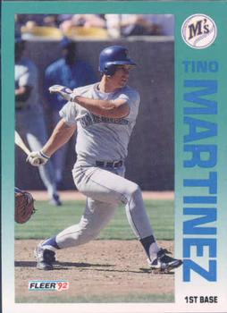 #287 Tino Martinez - Seattle Mariners - 1992 Fleer Baseball