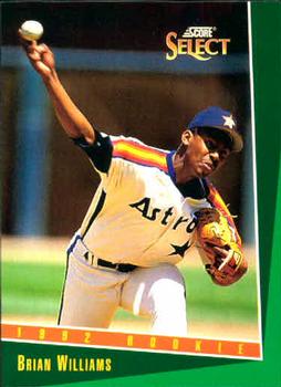 #287 Brian Williams - Houston Astros - 1993 Select Baseball