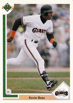 #287 Kevin Bass - San Francisco Giants - 1991 Upper Deck Baseball