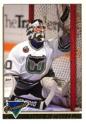 #287 Frank Pietrangelo - Hartford Whalers - 1993-94 O-Pee-Chee Premier Hockey - Gold
