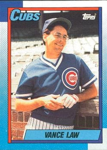 #287 Vance Law - Chicago Cubs - 1990 O-Pee-Chee Baseball