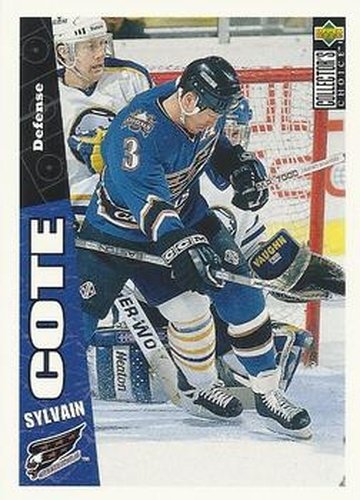 #287 Sylvain Cote - Washington Capitals - 1996-97 Collector's Choice Hockey