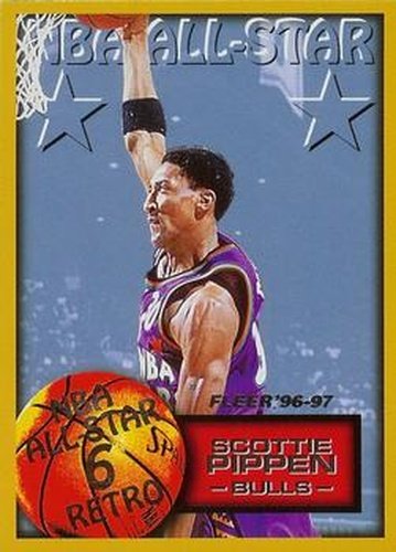#287 Scottie Pippen - Chicago Bulls - 1996-97 Fleer Basketball