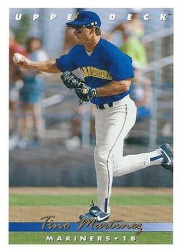 #287 Tino Martinez - Seattle Mariners - 1993 Upper Deck Baseball