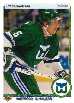 #287 Ulf Samuelsson - Hartford Whalers - 1990-91 Upper Deck Hockey