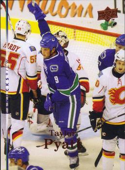 #287 Taylor Pyatt - Vancouver Canucks - 2007-08 Upper Deck Hockey
