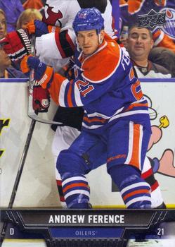 #287 Andrew Ference - Edmonton Oilers - 2013-14 Upper Deck Hockey