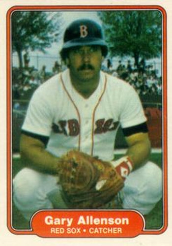 #287 Gary Allenson - Boston Red Sox - 1982 Fleer Baseball