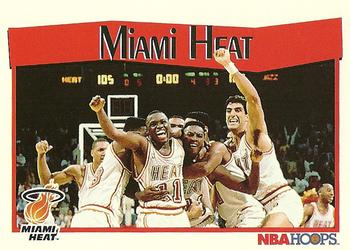 #287 Miami Heat - Miami Heat - 1991-92 Hoops Basketball