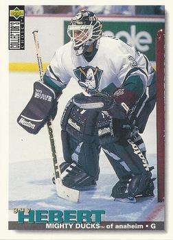 #287 Guy Hebert - Anaheim Mighty Ducks - 1995-96 Collector's Choice Hockey
