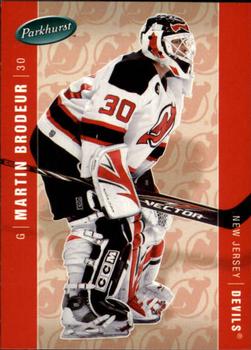 #287 Martin Brodeur - New Jersey Devils - 2005-06 Parkhurst Hockey