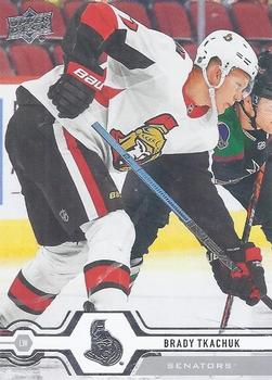 #287 Brady Tkachuk - Ottawa Senators - 2019-20 Upper Deck Hockey