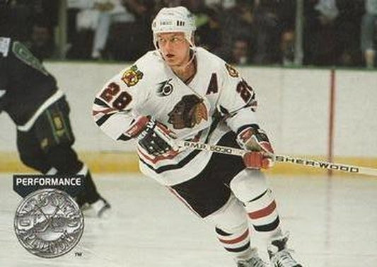 #287 Steve Larmer - Chicago Blackhawks - 1991-92 Pro Set Platinum Hockey