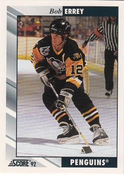 #287 Bob Errey - Pittsburgh Penguins - 1992-93 Score USA Hockey