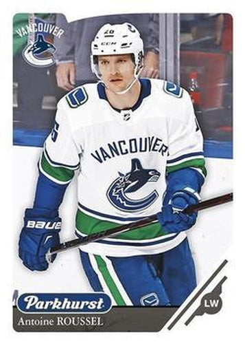 #287 Antoine Roussel - Vancouver Canucks - 2018-19 Parkhurst Hockey