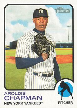 #287 Aroldis Chapman - New York Yankees - 2022 Topps Heritage Baseball