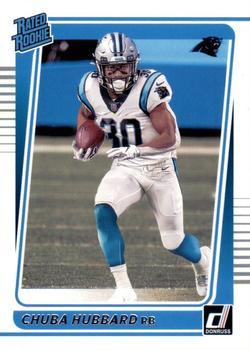 #287 Chuba Hubbard - Carolina Panthers - 2021 Donruss Football