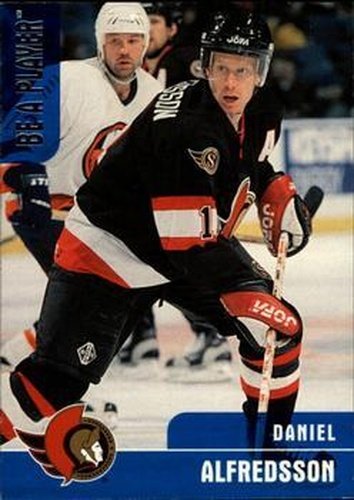 #287 Daniel Alfredsson - Ottawa Senators - 1999-00 Be a Player Memorabilia Hockey