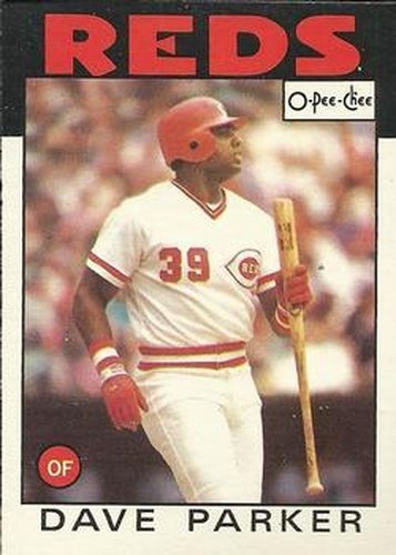 #287 Dave Parker - Cincinnati Reds - 1986 O-Pee-Chee Baseball