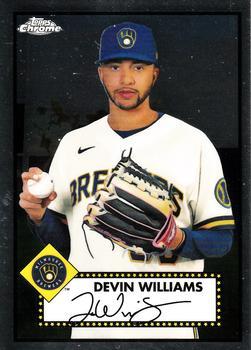 #287 Devin Williams - Milwaukee Brewers - 2021 Topps Chrome Platinum Anniversary Baseball