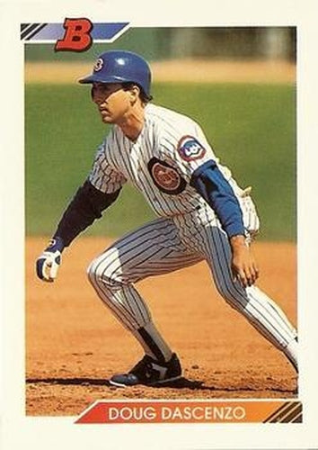 #287 Doug Dascenzo - Chicago Cubs - 1992 Bowman Baseball