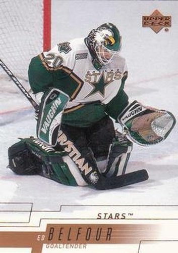#287 Ed Belfour - Dallas Stars - 2000-01 Upper Deck Hockey