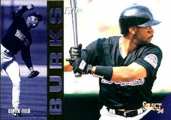 #287 Ellis Burks - Colorado Rockies - 1994 Select Baseball