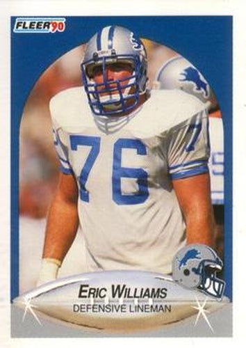 #287 Eric Williams - Detroit Lions - 1990 Fleer Football
