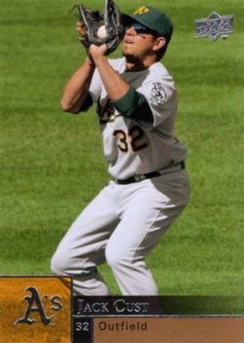 #287 Jack Cust - Oakland Athletics - 2009 Upper Deck Baseball