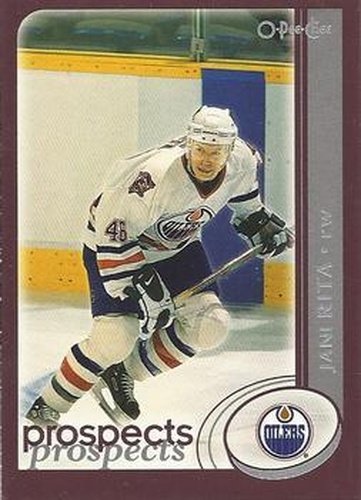 #287 Jani Rita - Edmonton Oilers - 2002-03 O-Pee-Chee Hockey