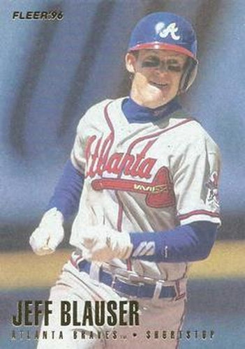 #287 Jeff Blauser - Atlanta Braves - 1996 Fleer Baseball